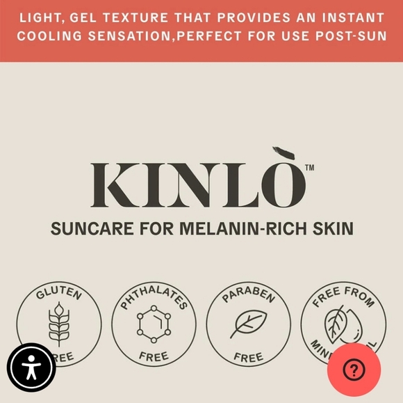 Kinlo Cooling Body Gel Moisturizer 4fl.oz BNIB - Picture 3 of 9